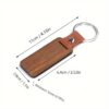 22b1aa68c7f755c01991b8d007bf2600.jpg Rectangle Wooden Keychain/Tag For Men