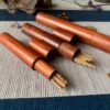 Vintage Wooden Incense Holder with Lid