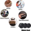 Retractable Soft Tape Measure - Double-Sided 60in/150cm - Black